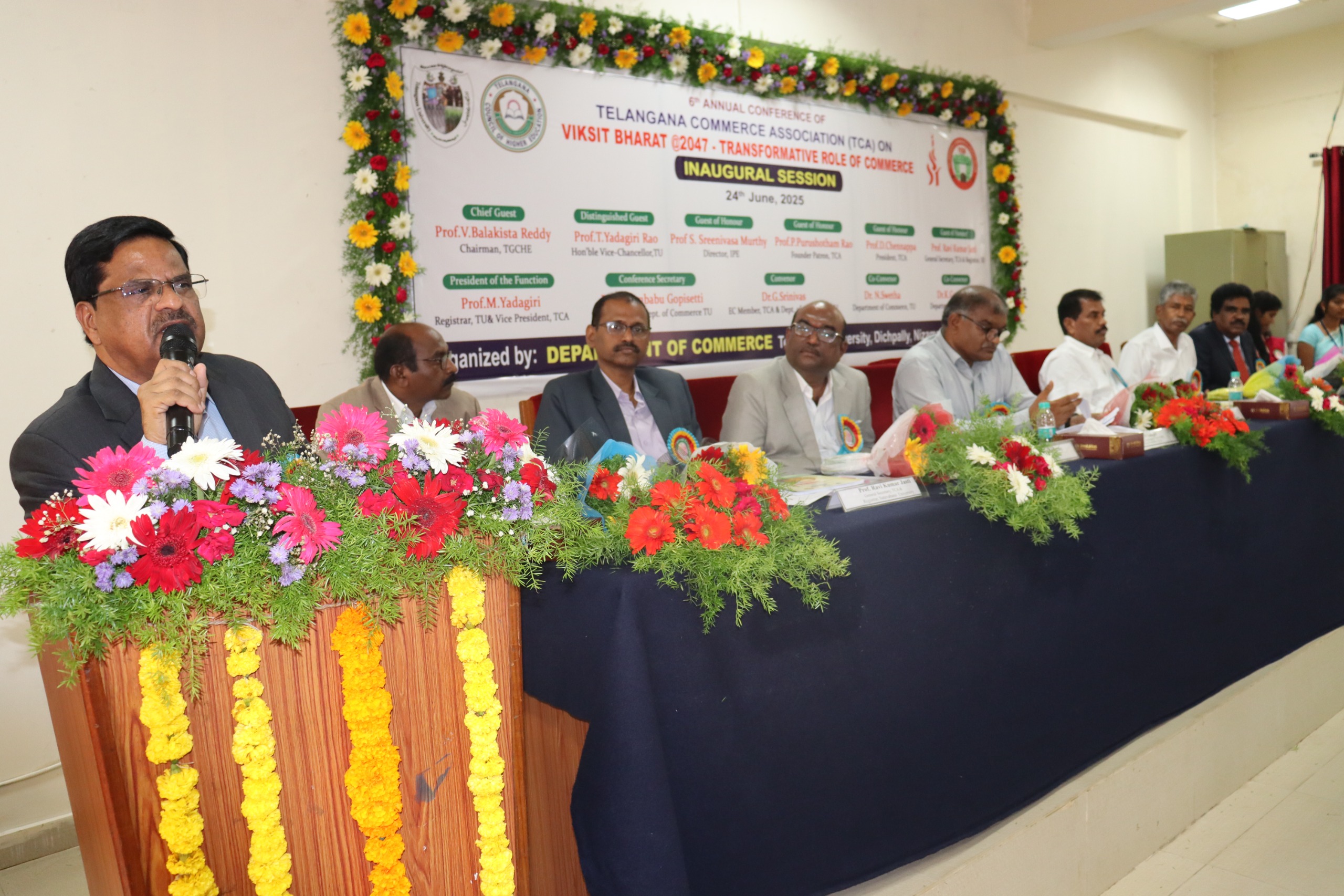 TCA-6th Annual Conference at Telangana University -2025